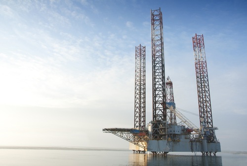 Oil Industry Technology Rentals An oil rig on the open ocean