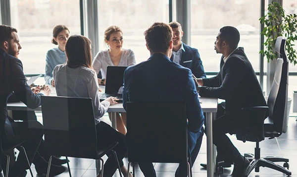 Fundraising and Non-Profit rentals Business people around a conference table