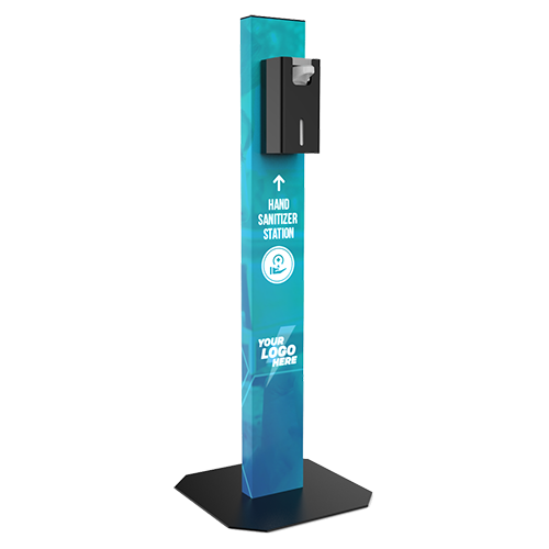 Affordable Hand Sanitizer Station Rentals A custom branded touchless hand sanitizer
