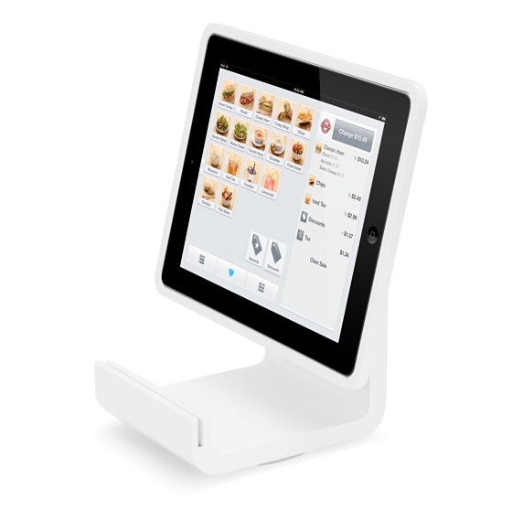 iPad Square Stand Rentals An angled image of the iPad Square Stand