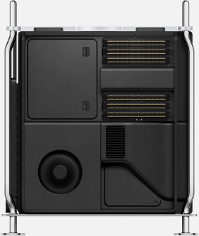 Rent a Mac Pro for Creative and Development Projects Side View Of The New Mac Pro